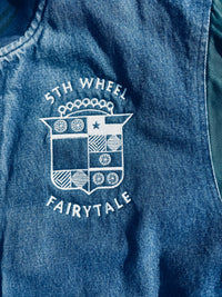 FWCC. Vintage Yokosuka Seahawks 
High School Denim letterman Jacket