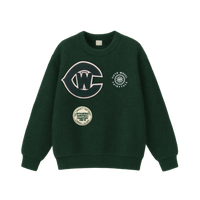 FWCC. Vintage West Cathedral Monarch Royals  High School Crewneck Sweater