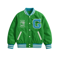 FWCC. Vintage Govalle Grizzlies High School Baseball Jacket